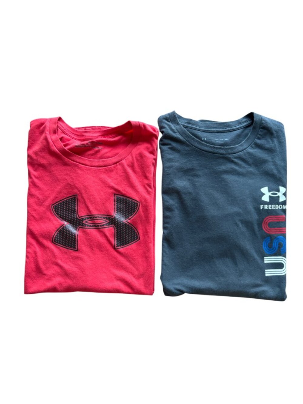 Under Armour Loose Fit Shirt Mens Size XXL Short Sleeve Lot of 2
